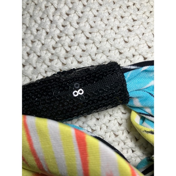 Candies Womens Small Multicolor Babydoll Padded Halter Tank Top Y2K Festival - Picture 7 of 9